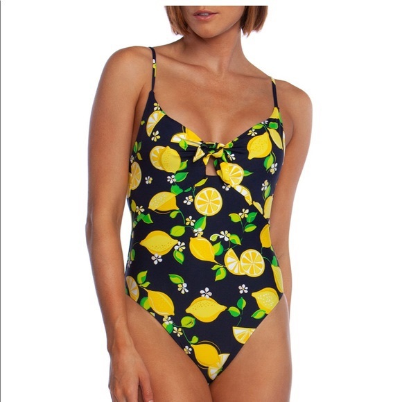SOLD Trina Turk Lemon Love Swimsuit - Picture 3 of 12